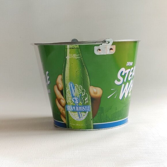RETRO STEAM WHISTLE Beer Bucket Metal Beer Bucket - Picture 10 of 11
